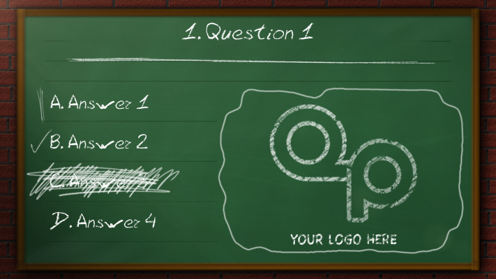School Quiz Design And After Effects Template
